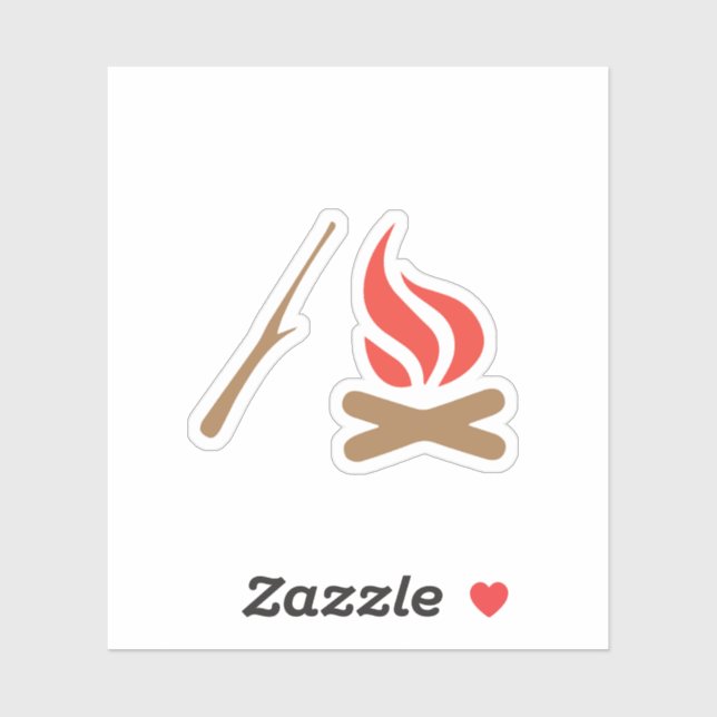 Campfire Nights Aufkleber (Blatt)