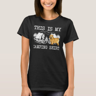 Campfire Norwich Terrier Dog Das ist mein Camping T-Shirt