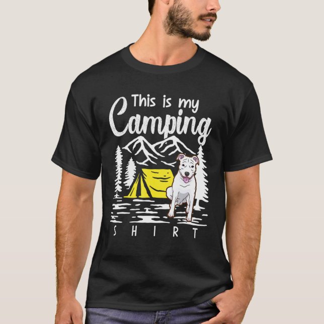Campfire Pitbull Das ist mein Camping T-Shirt (Vorderseite)