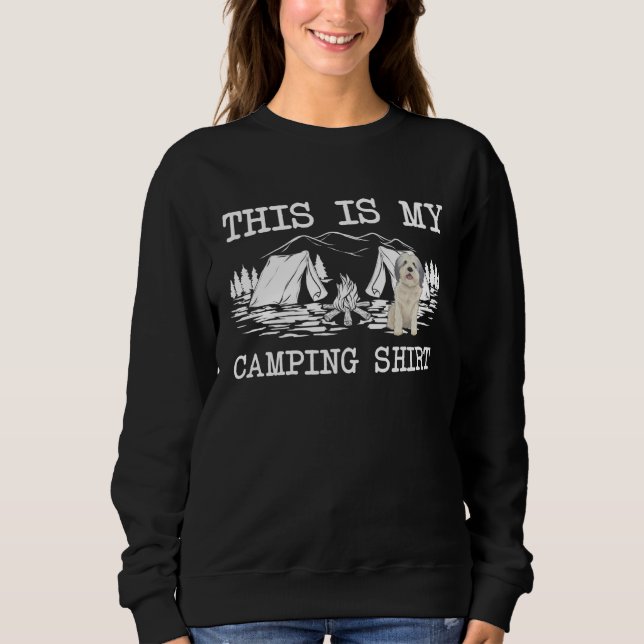 Campfire Polish Lowland Sheepdog Dog This Is My Ca Sweatshirt (Vorderseite)