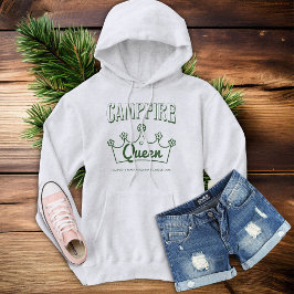 Campfire Queen Bride Camp Junggeselinnen-Abschied Hoodie