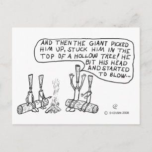 Campfire Reeds Postkarte