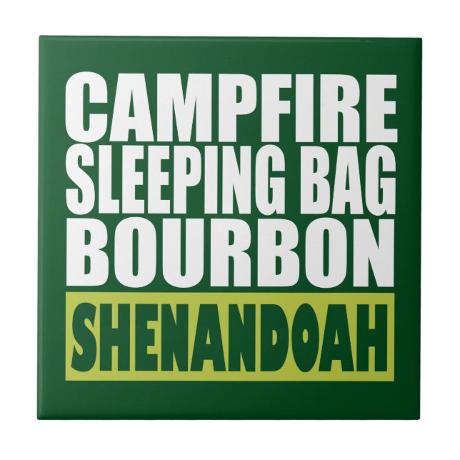 Campfire Schlaftasche Bourbon Shenandoah Fliese (Vorderseite)