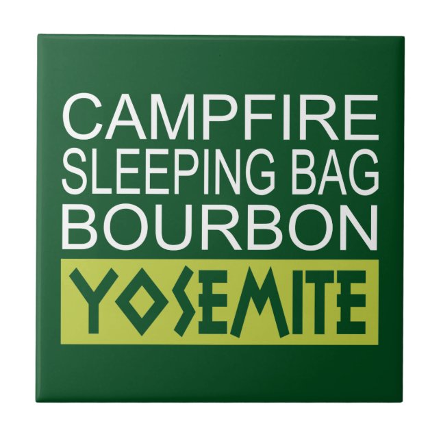 Campfire Schlaftasche Bourbon Yosemite Fliese (Vorderseite)