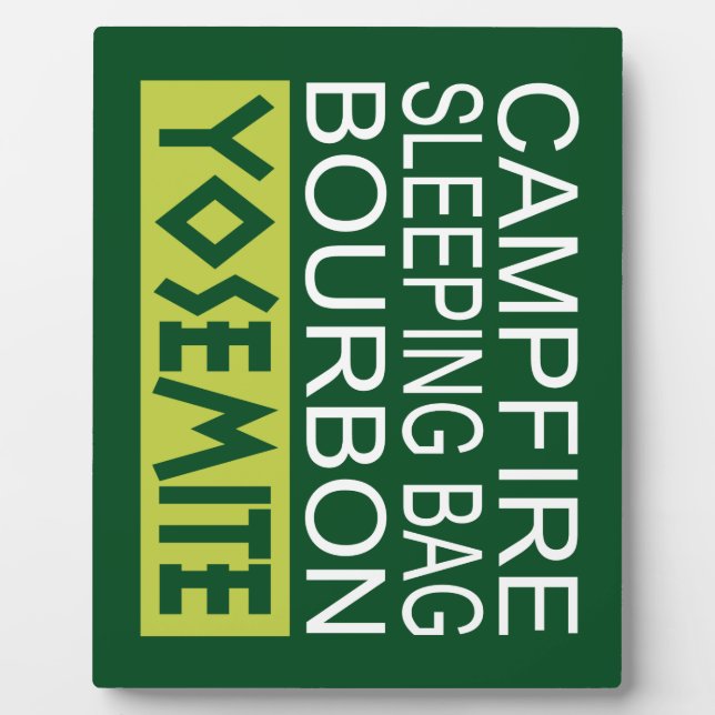 Campfire Schlaftasche Bourbon Yosemite Fotoplatte (Vorderseite)