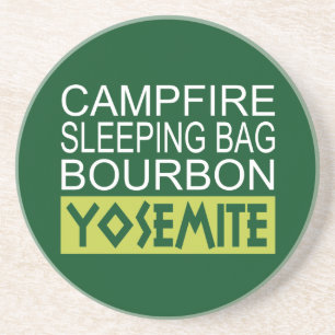 Campfire Schlaftasche Bourbon Yosemite Sandstein Untersetzer