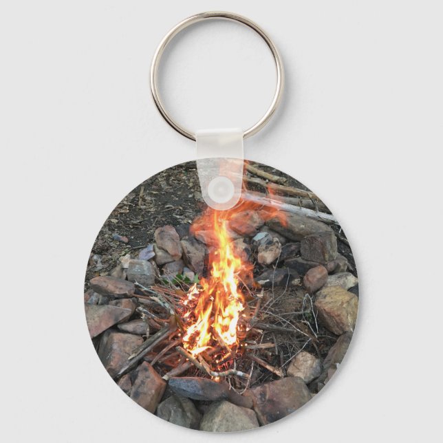 Campfire-Schlüsselanhänger Schlüsselanhänger (Vorderseite)