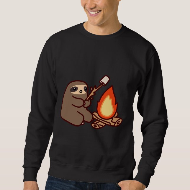 Campfire Sloth 30 Sweatshirt (Vorderseite)