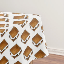 Campfire S'mores Chocolate Marshmallow Smore Tischdecke