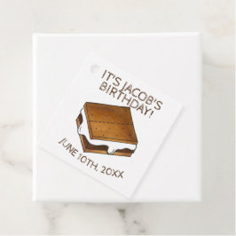 Campfire S'mores Marshmallow Smores Geburtstagspar Geschenkanhänger