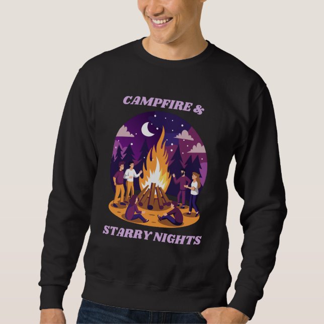 Campfire & Starnights Abenteuer Sweatshirt (Vorderseite)