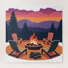 Campfire Sunser Puzzle