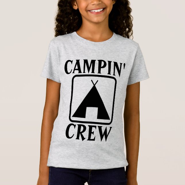 CAMPIN CREW CAMPING T - SHIRT (Vorderseite)