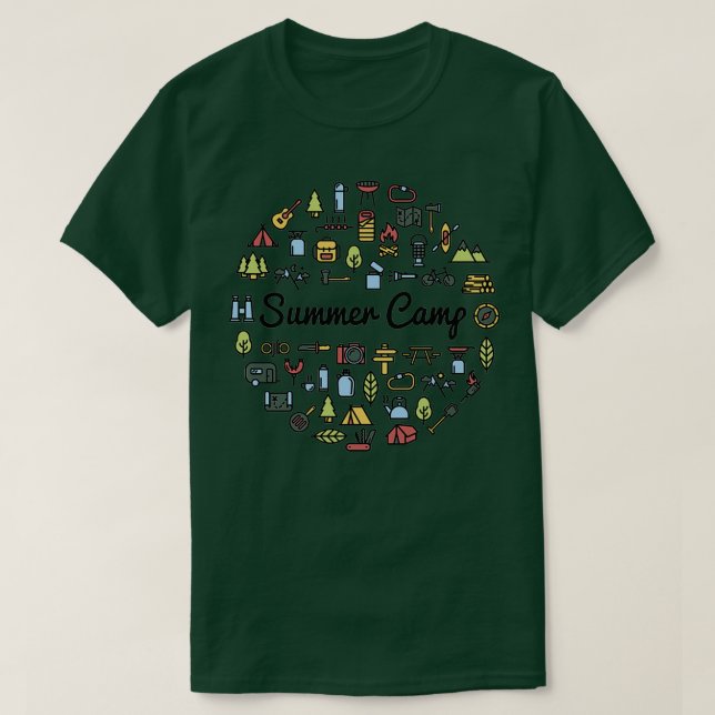 CAMPING 1 GELASSEN T-Shirt (Design vorne)
