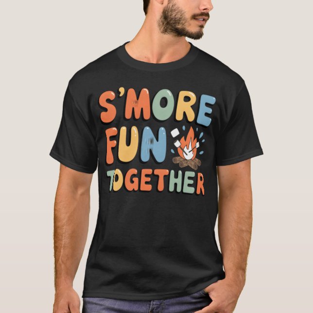 Camping-Abenteuer-Designs lustig T-Shirt (Vorderseite)
