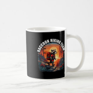 Camping-Abenteuer Natur Waschbär Wandern Berge Kaffeetasse