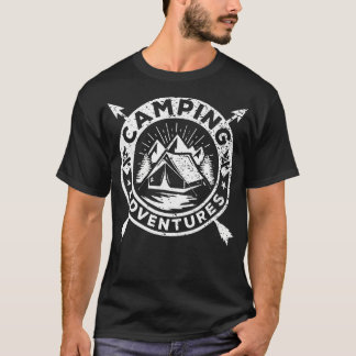 Camping-Abenteuer Outdoor Und Natur Grafik T-Shirt