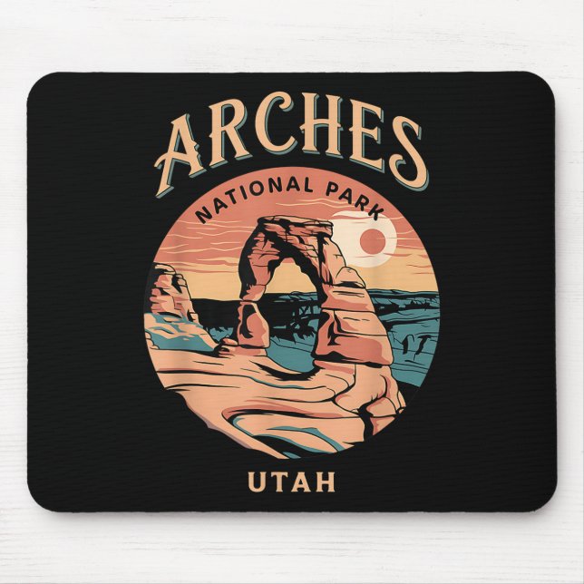 Camping Adventure Explorer-Arches National Mousepad (Vorne)