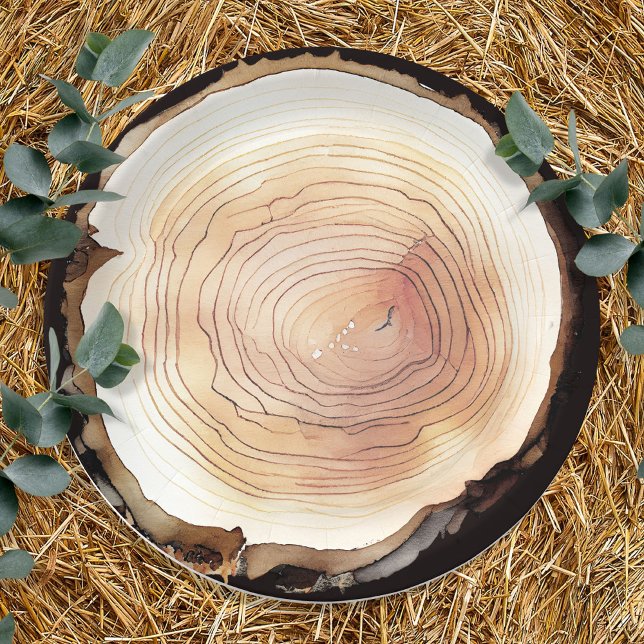 Camping Adventure Kindergeburtstag Party Wood Pappteller (Von Creator hochgeladen)