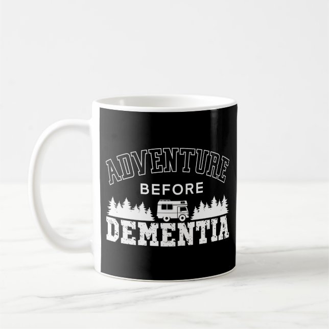 Camping Adventure vor Dementia Motorhome Kaffeetasse (Links)