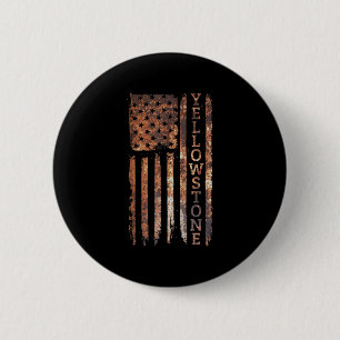 Camping & amp; Glamping Apparel Yellowstone Patrio Button