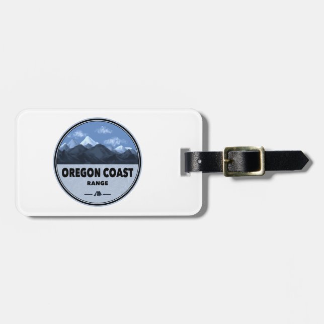 Camping an der Oregon-Küstengebirgskette Gepäckanhänger (Vorderseite horizontal)