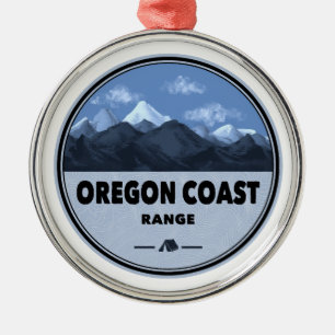 Camping an der Oregon-Küstengebirgskette Ornament Aus Metall