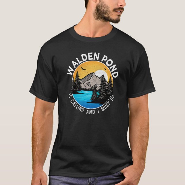 Camping Angeln T-Shirt (Vorderseite)