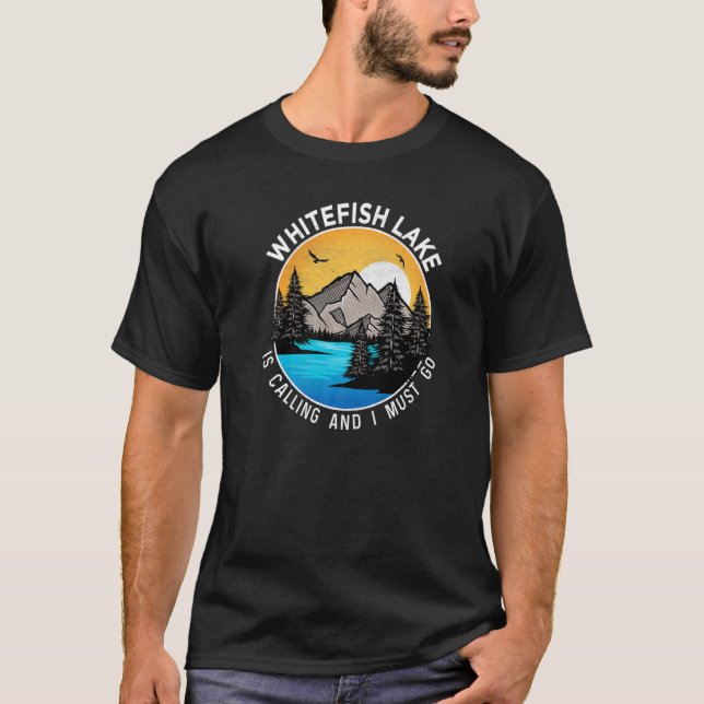 Camping Angeln T-Shirt (Vorderseite)
