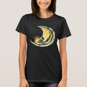 Camping auf dem Mond Surreal Sunrise Camp Liebhabe T-Shirt