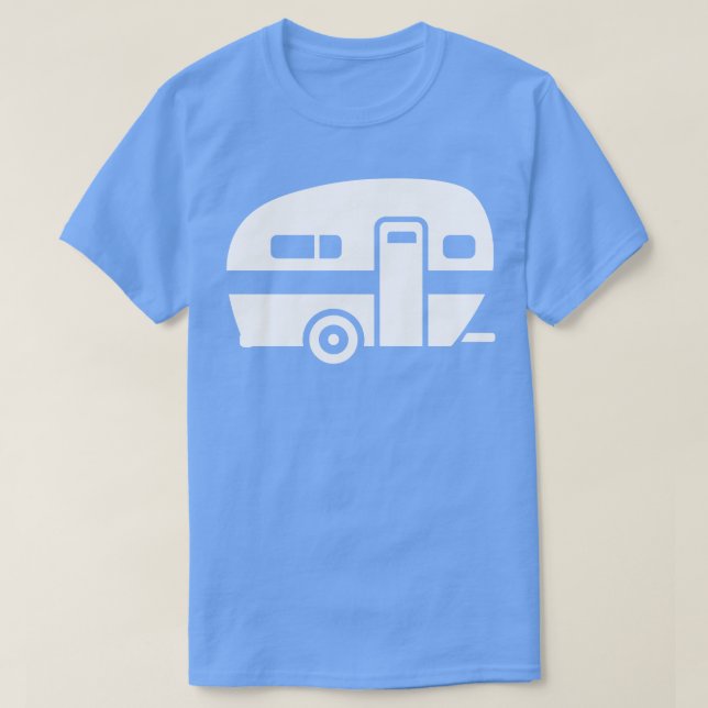 Camping-avan-Anhänger 1 T-Shirt (Design vorne)