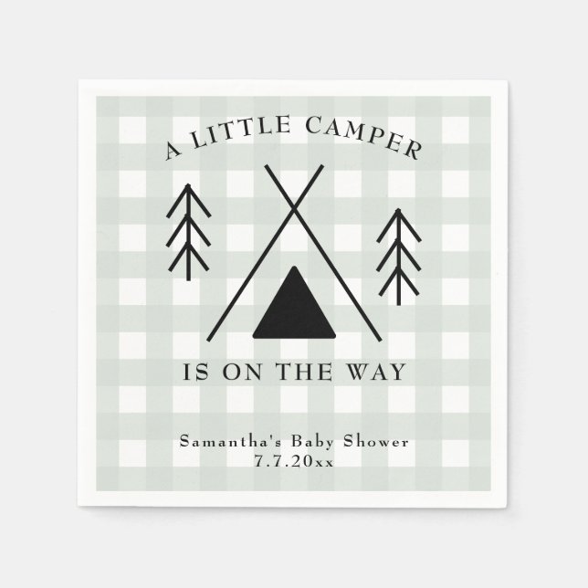 Camping Babydusche Serviette (Vorderseite)