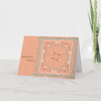 Camping Bandana Card Dankeskarte