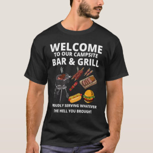 Camping Bar & Grill Familienkochout Barbeque Gathe T-Shirt