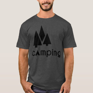 Camping-Bäume Familie T-Shirt