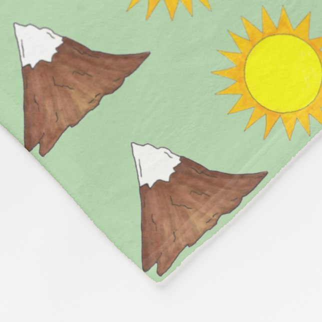 Camping Bergsee-Zauber im Val Piora Fleecedecke (Ecke)