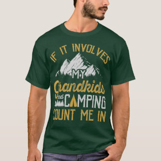 Camping bezieht meine Enkelkinder für Oma ein und T-Shirt
