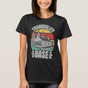 Camping Blockhütte Ruhe Basis Camper Vacatio T-Shirt