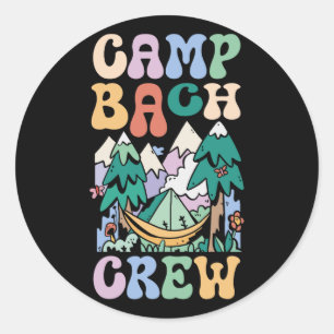 Camping Brautparty Camp Bachelorette Camp Bach C Runder Aufkleber
