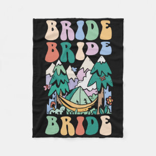 Camping Brautparty Camp Bachelorette Camp Bridge Fleecedecke