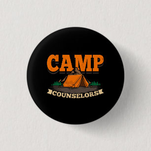 Camping - Camp Counselor Button