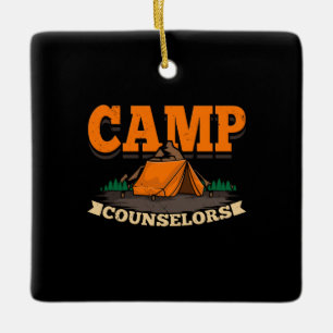 Camping - Camp Counselor Keramikornament