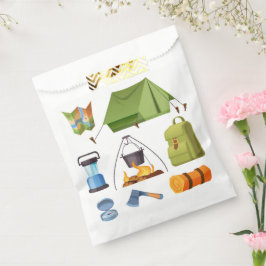 Camping Camp Zelt Geburtstagsparty Geschenktütchen