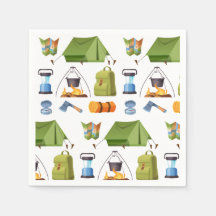 Camping Camp Zelt Geburtstagsparty