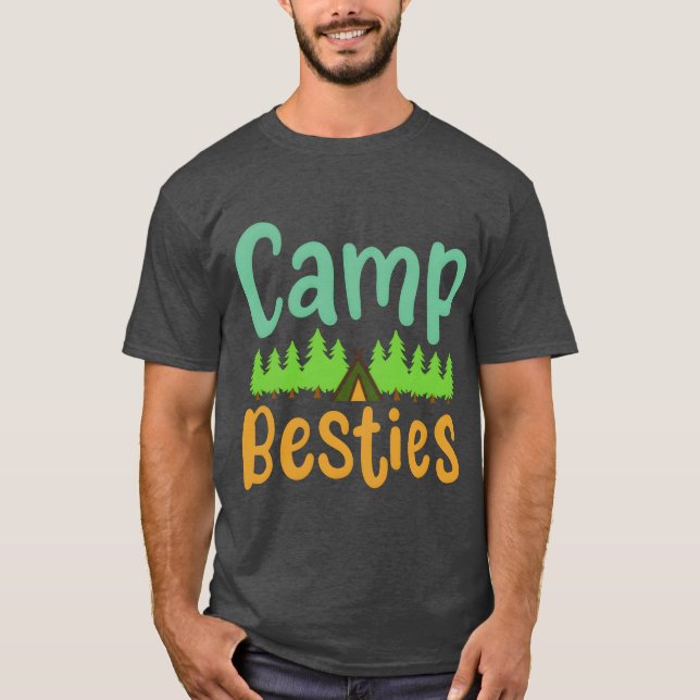 Camping Camper Camp lustig T-Shirt (Vorderseite)