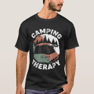 Camping Camper Campfeuer Wanderung Natur Außenbere T-Shirt