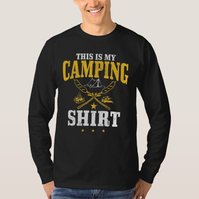 Camping Camper Das ist mein Camping T-Shirt (Vorderseite)