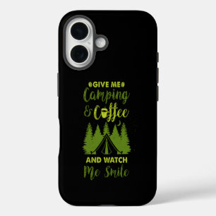 Camping Camper Kaffee Geschenk iPhone 16 Hülle