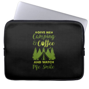 Camping Camper Kaffee Geschenk Laptopschutzhülle