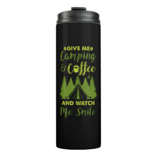 Camping Camper Kaffee Geschenk Thermosbecher
